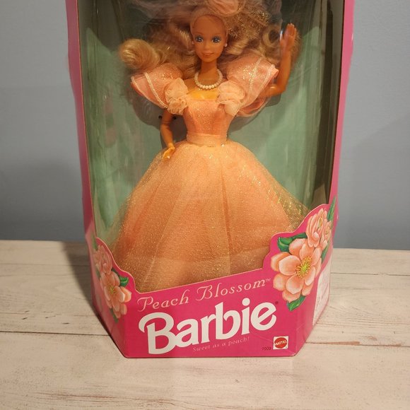 Peach Blossom Barbie- NRFB. For Sale at Ruby Lane Vintage 1992 Peach Blossom Barbie NIB